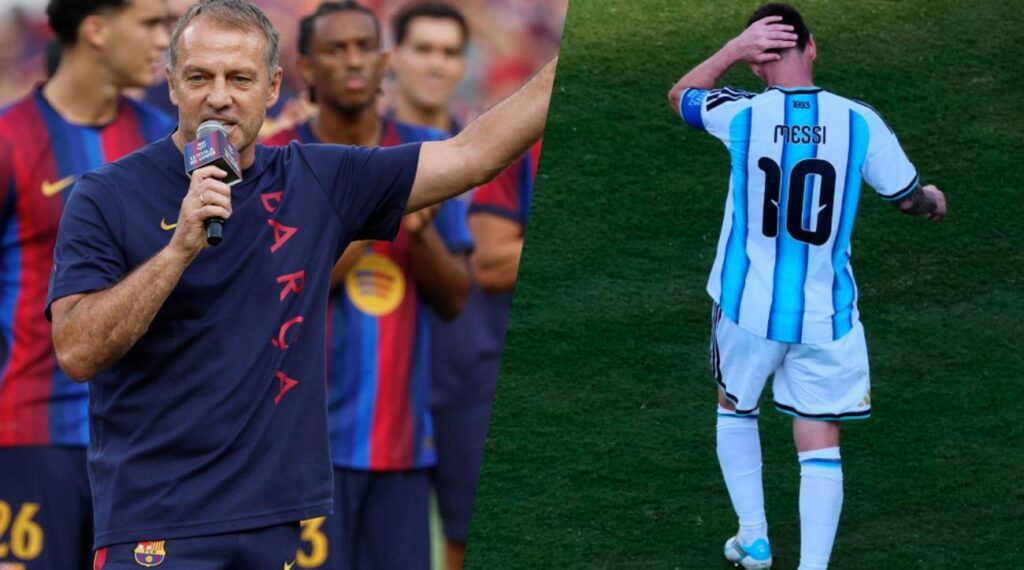 Hansi Flick y su mensaje para Leo Messi tras su retiro de la Selección Argentina