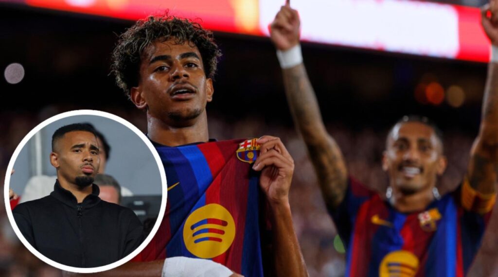 ¡El nuevo culé! Gabriel Jesus presente en el Camp Nou en la victoria del Barcelona