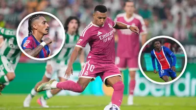 cb4fdb24-d285-45eb-b352-a8386b5abe35 Kylian Mbappé raspa a Dembélé y Raphinha: “Yo puedo jugar al tonto y decirte que meto más goles”