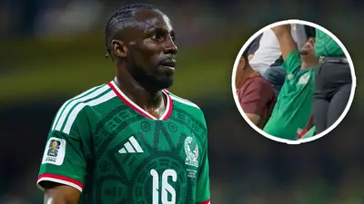 011783d7-ceb4-4952-a932-0f653aa420ec ¿Julián Quiñones? Su doble apareció en las tribunas del México vs Perú