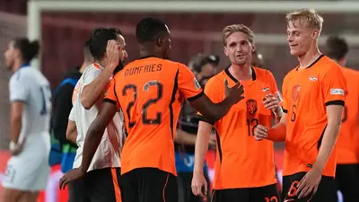396cf48b-022d-4742-b052-3d9f5332a93d Xavi Hernández consigue su primera victoria con la Naranja Mecánica ante Serbia