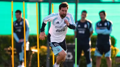 45628171-9e36-44f7-8d7c-2385d47de3b1-4 Luego de 21 años de historia, así fue el último entrenamiento de Lionel Messi con Argentina